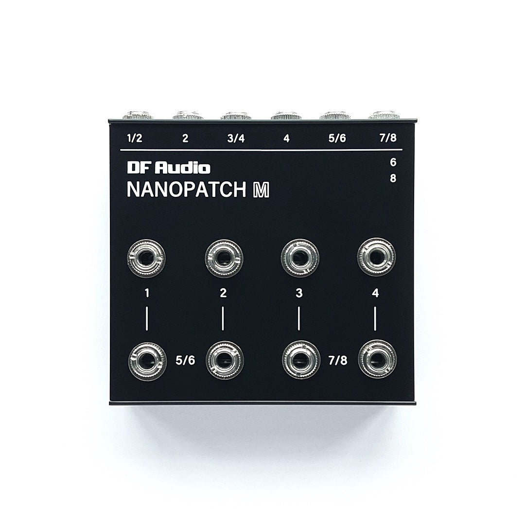 DF Audio Nanopatch M kompakt patchbay med minijackuttag