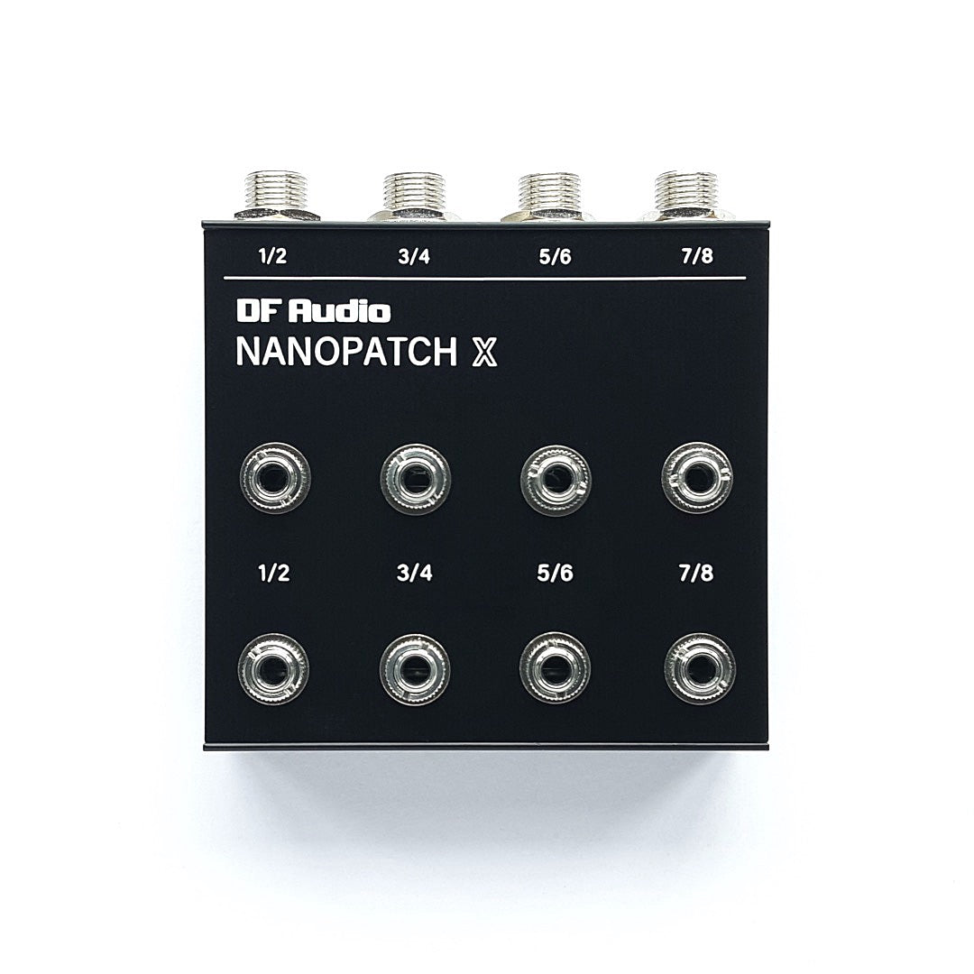 DF Audio Nanopatch X kompakt patchbay för effektpedaler