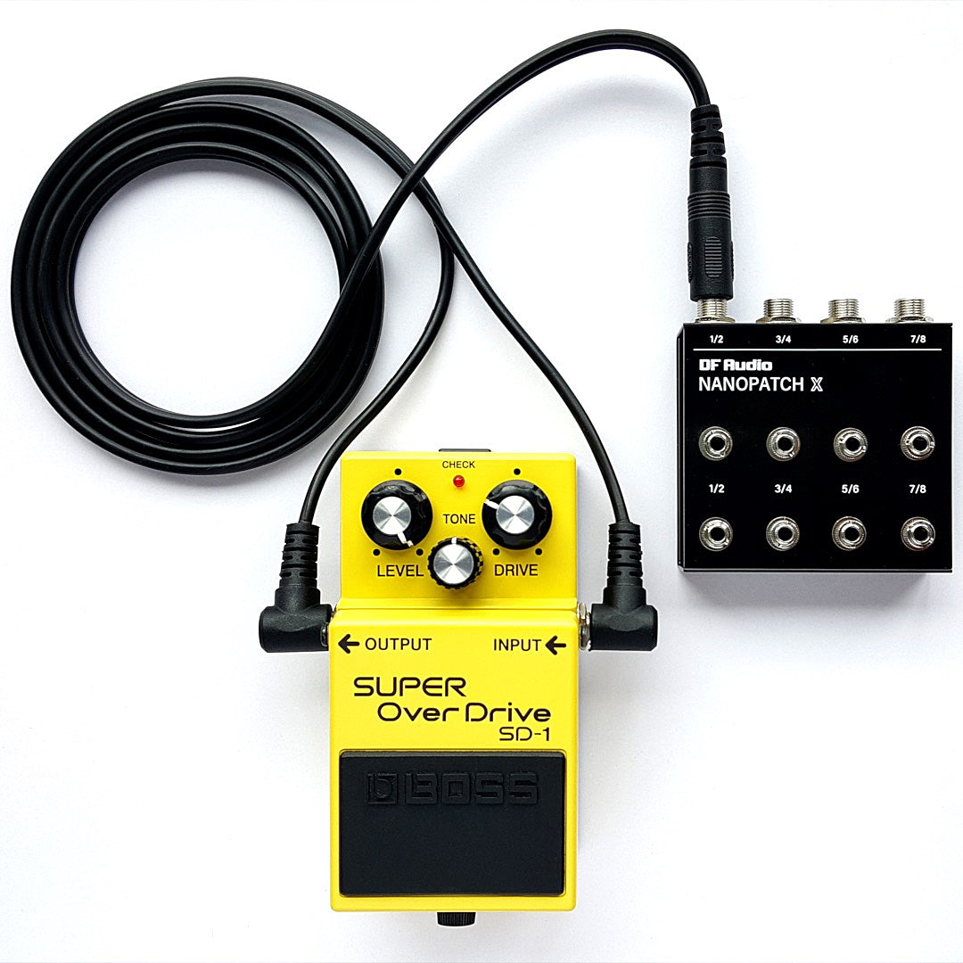 DF Audio Nanopatch X med effektpedal