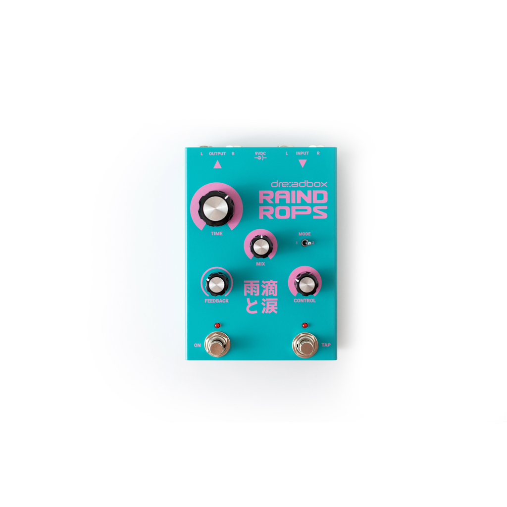 Dreadbox Raindrops delay-, pitch shifter- ja kaikupedaali