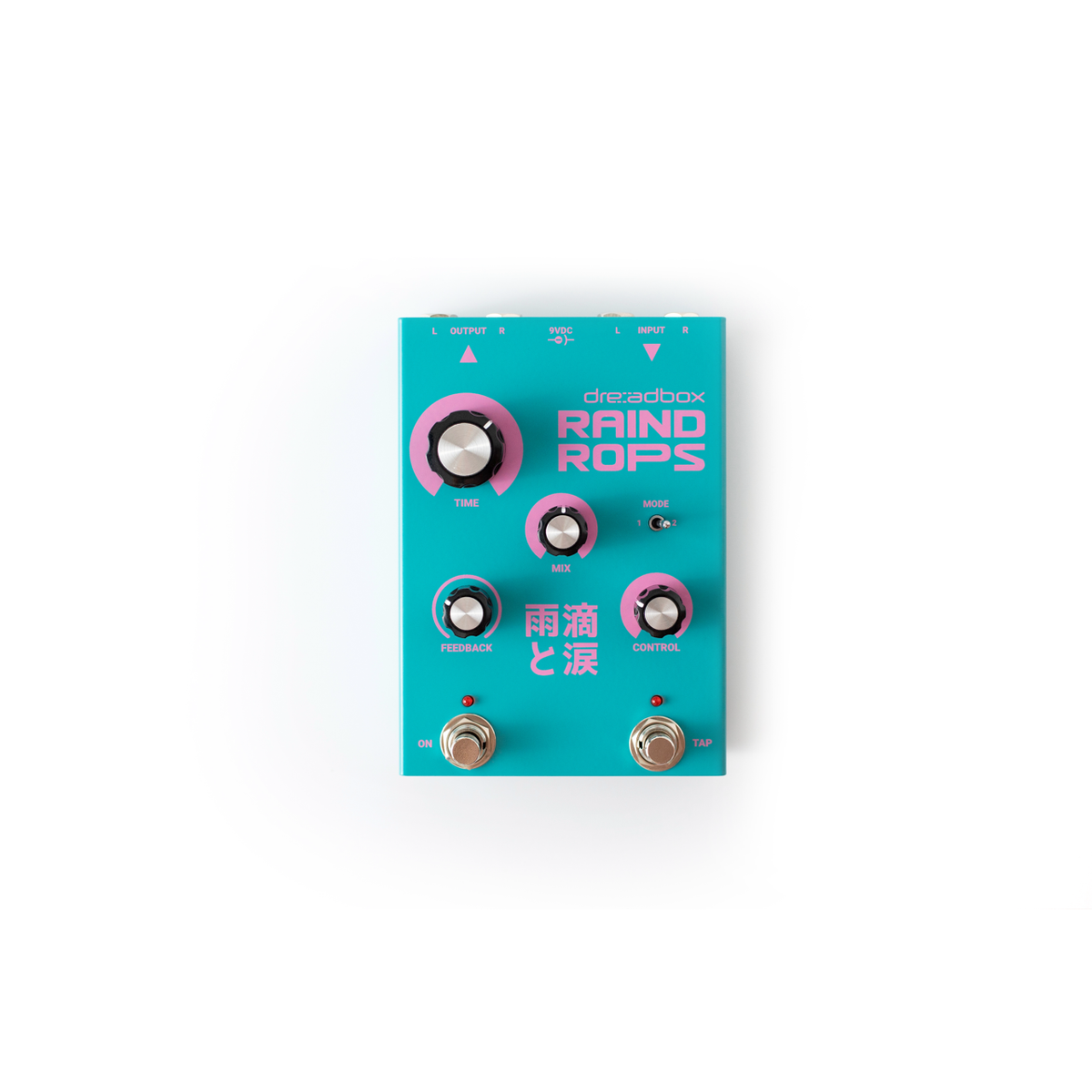 Dreadbox Raindrops delay-, pitchshifter- och reverbpedal