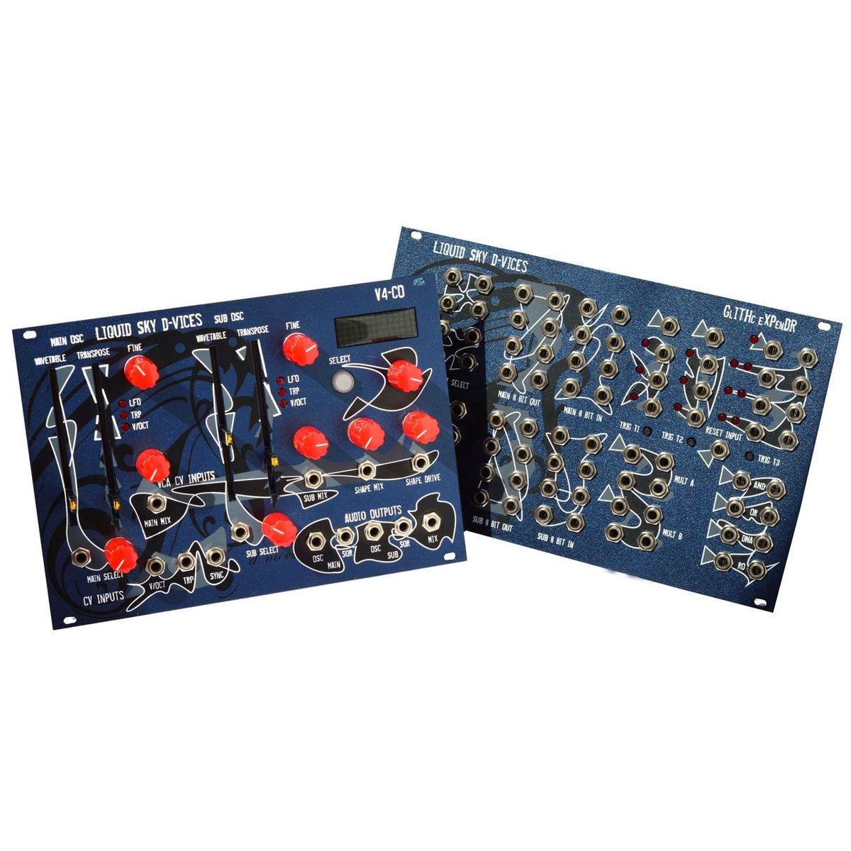 Liquid Sky d-vices UFO System med V4CO-oscillator och GLITHc-expander