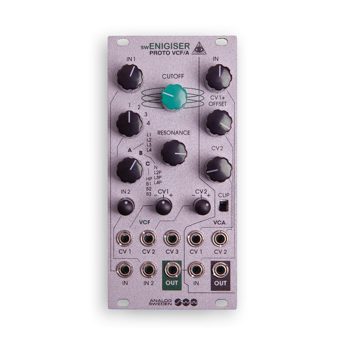 swEnigiser Proto VCF/A Eurorack-suodinmoduuli, 12 HP